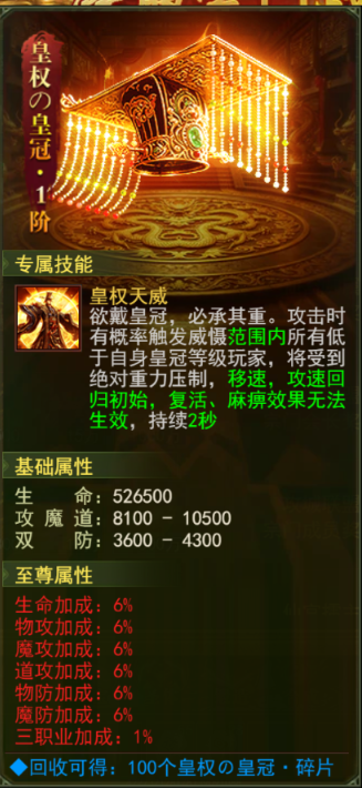 皇权の皇冠
